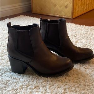 Brown booties